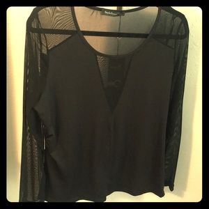 Sexy deep-V blouse!